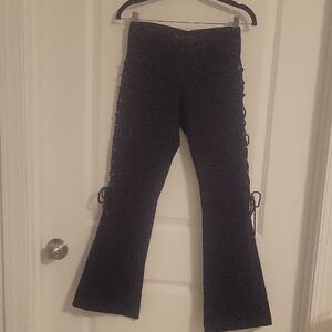 Cache Navy Nautical Style Pants